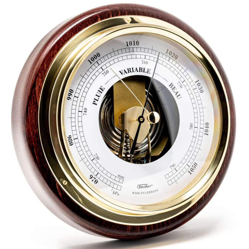 Baromètre bois mural pour la maison