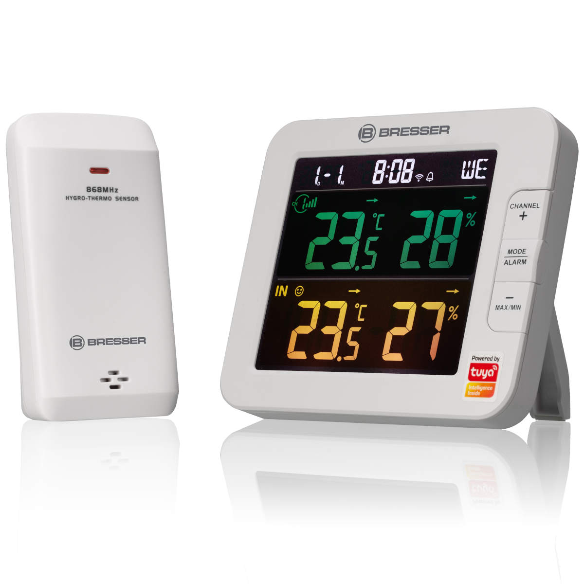 Wewoo - Thermomètre de réfrigérateur LCD grand avec thermomètre numérique à  aimant réglable (blanc) - Thermomètres - Rue du Commerce