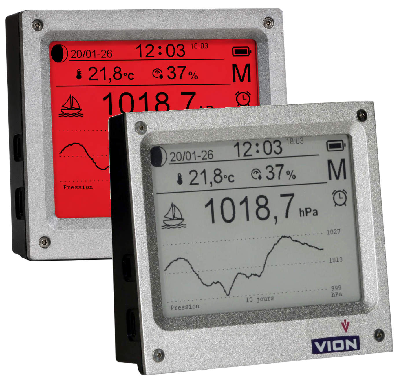 V-A4004-Tactile  Station M�t�o marine embarqu�e de pr�cision avec �cran tactile. VION