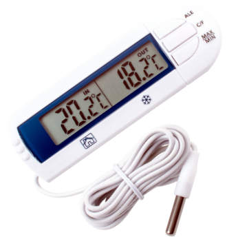 Thermomètre de Frigo Congelateur, Thermomètre de Réfrigérateur sans Fil  avec