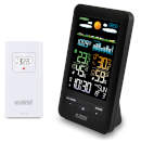  Station M�t�o couleur noire avec graphique des pressions - WS6205